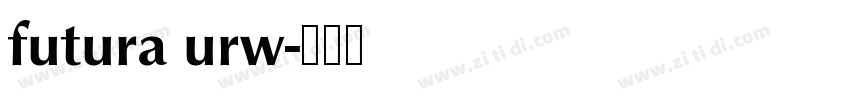 futura urw字体转换